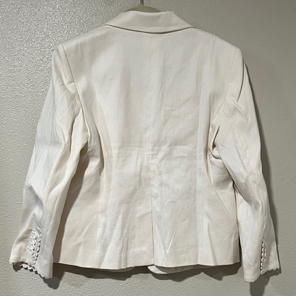 New Ann Taylor Cream Blazer - Picture 5 of 8